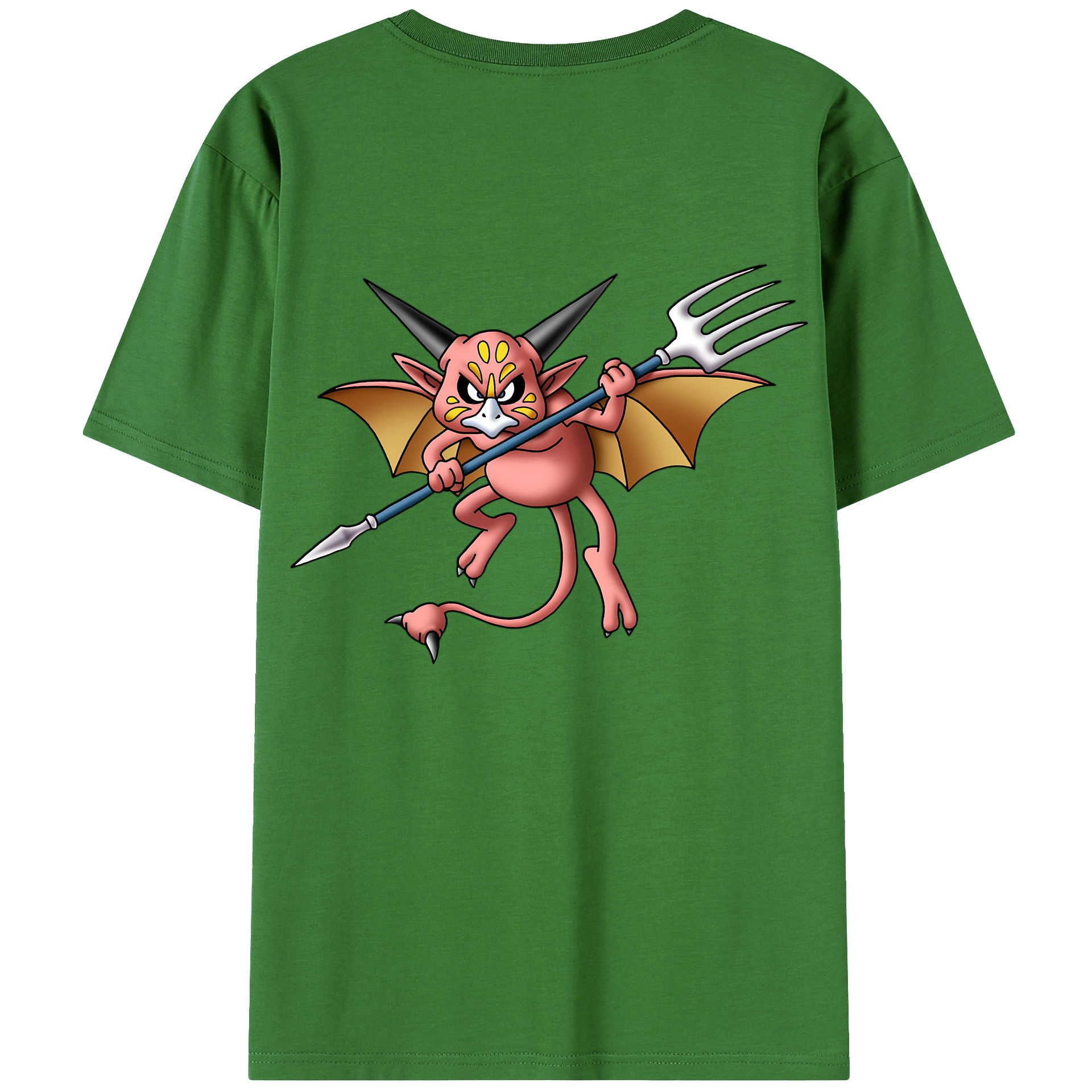 （画像用） ドラゴンクエスト Doragon Kuesuto Dragon Quest レディース半袖Tシャツ(バックプリント)
